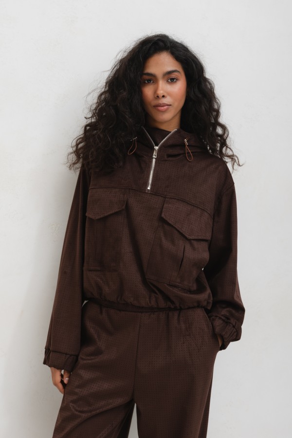 LD3980 Kurtka Brązowa