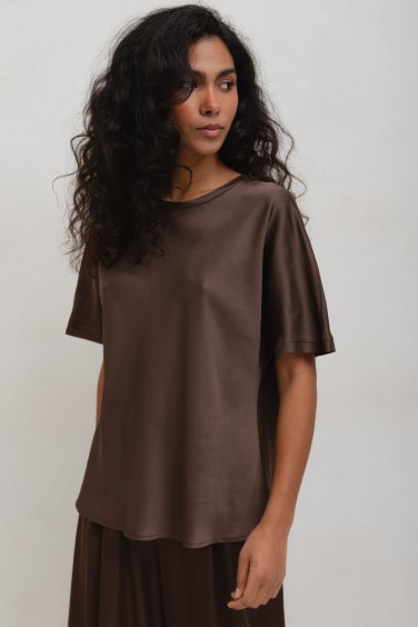 Ethan Blouse Brown