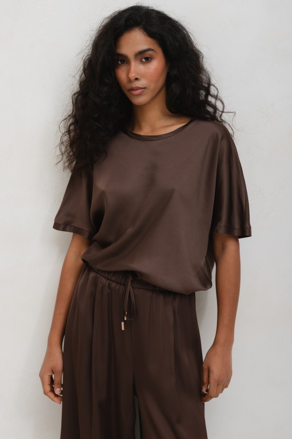 Ethan Blouse Brown