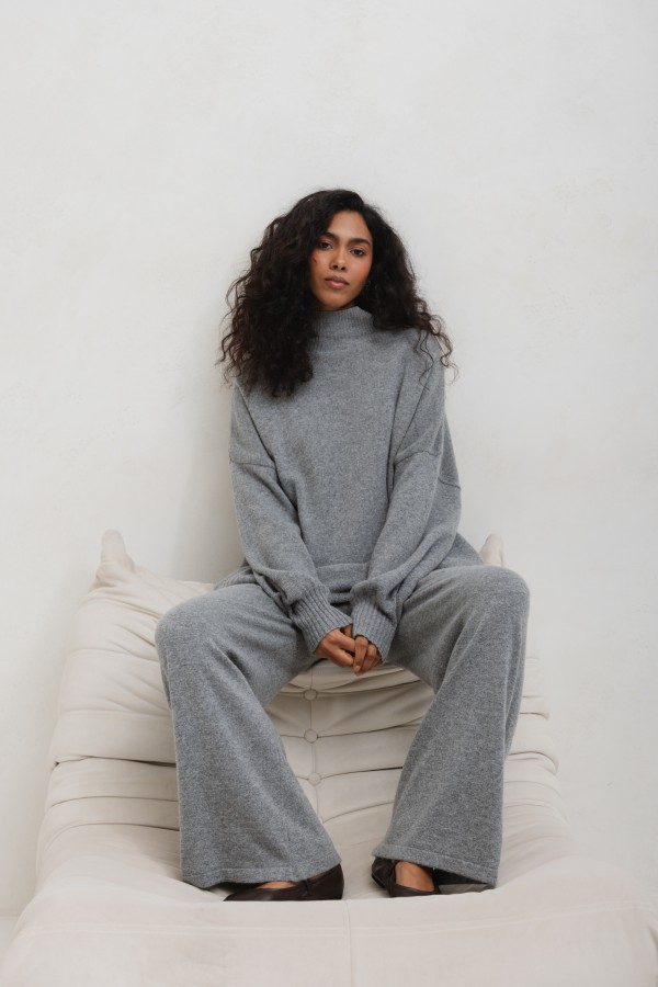 James Set Merino Wool Gray