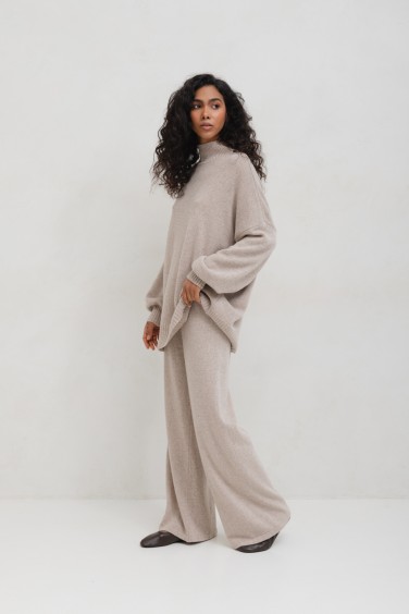 James Set Merino Wool Beige