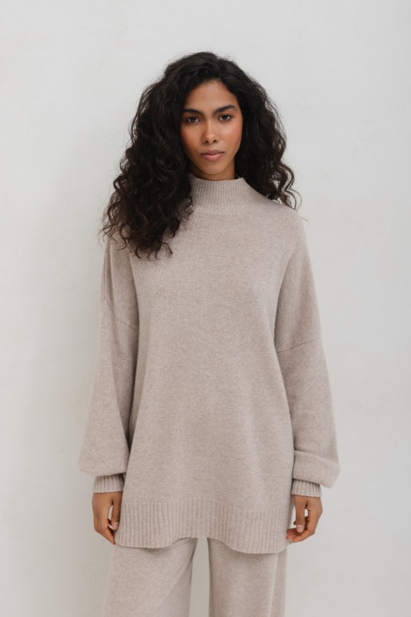 James Set Merino Wool Beige