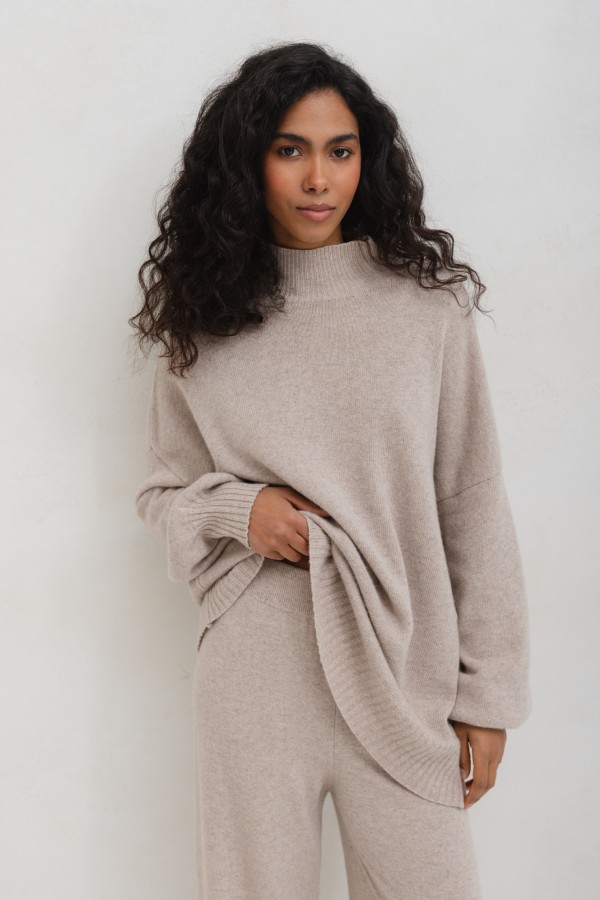 James Set Merino Wool Beige