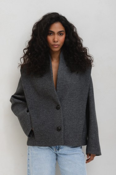 Miya Kurtka Oversize Gray