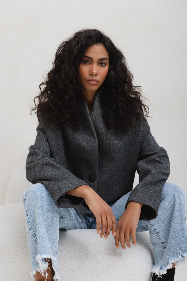 Miya Kurtka Oversize Gray