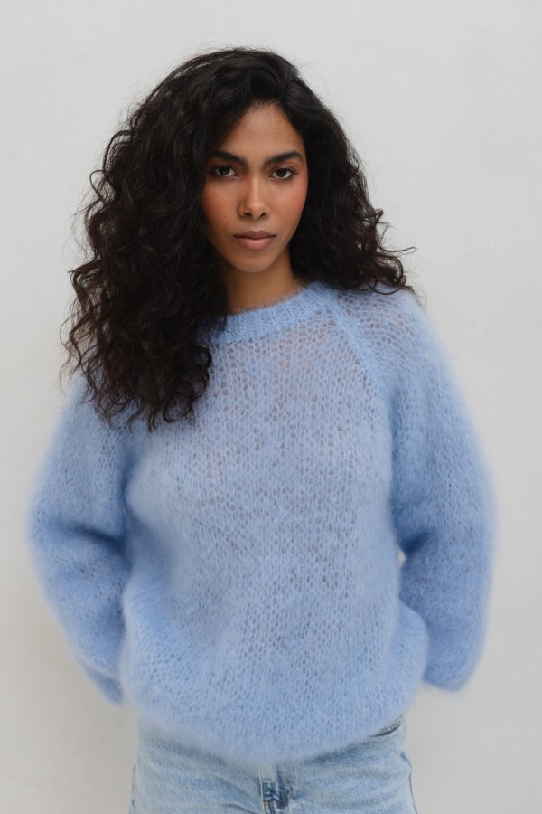 copy of Philip Sweter Moherowy Fioletowy