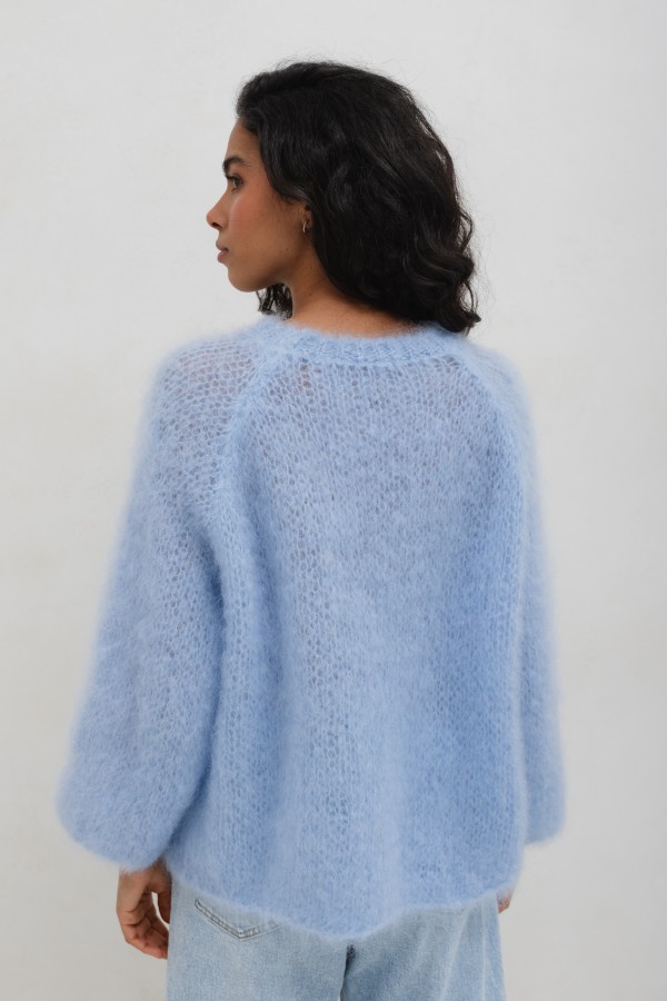 copy of Philip Sweter Moherowy Fioletowy