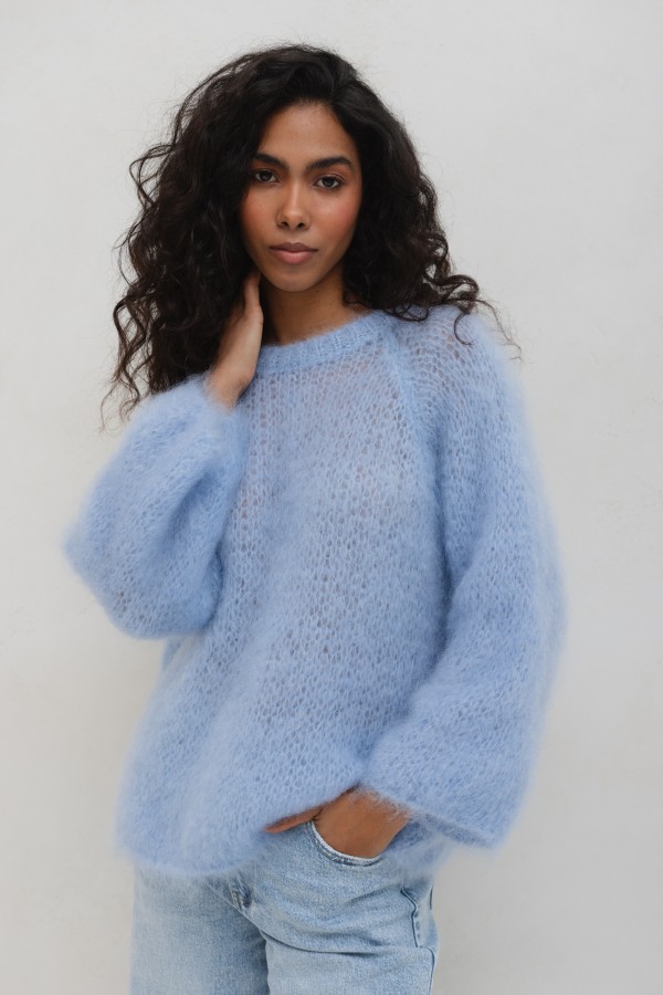 copy of Philip Sweter Moherowy Fioletowy