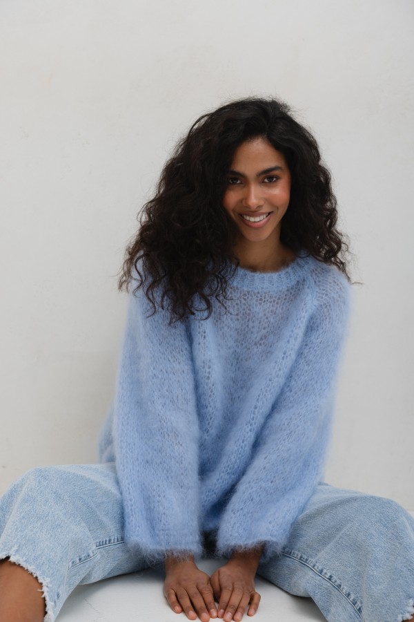 copy of Philip Sweter Moherowy Fioletowy