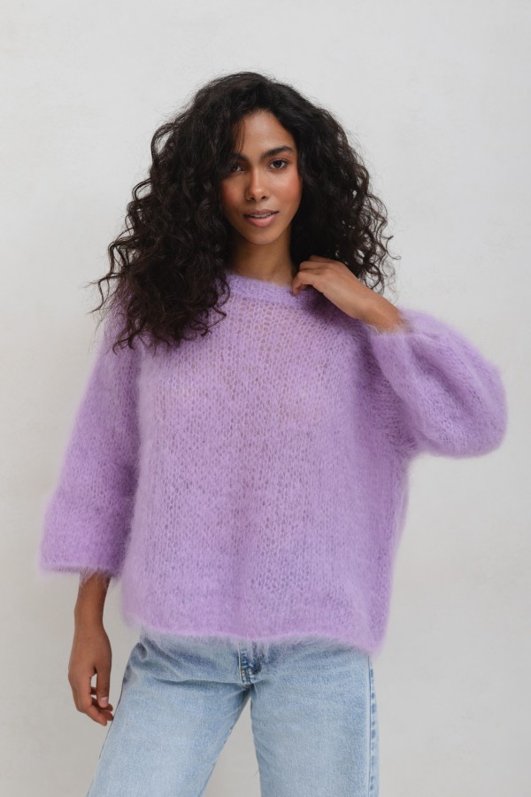 Philip Sweater Mohair Purple