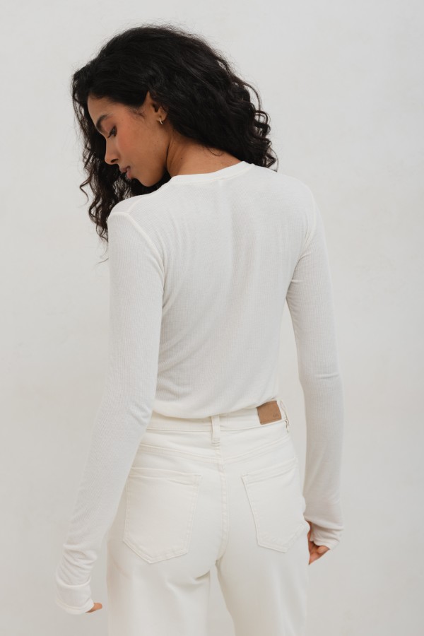 Enzo Longsleeve Z Kaszmirem Cream