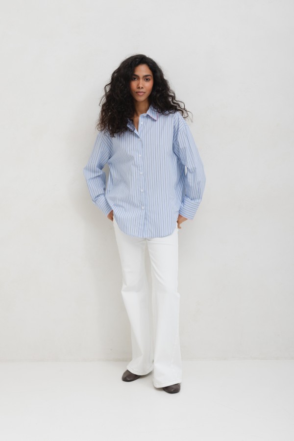 Lucia Shirt Striped Blue