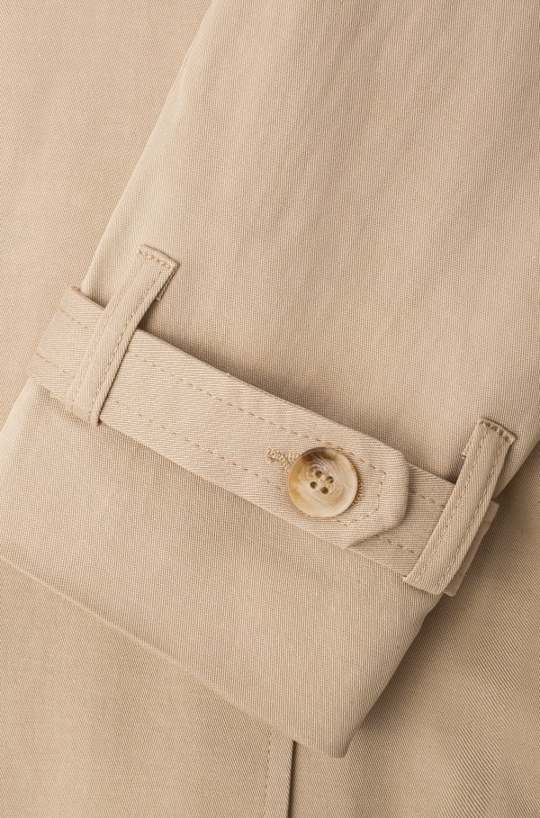 Leonardo Long Trench Coat Beige