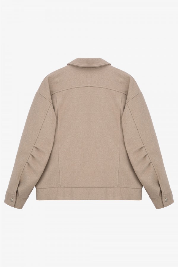 Lucy Kurtka Wełniana Beżowa