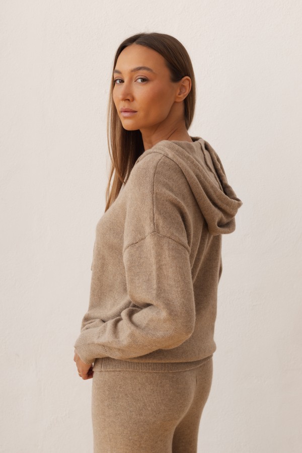 Denise Beige Angora Set