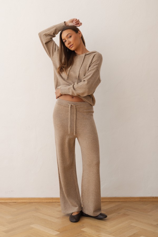 Denise Beige Angora Set