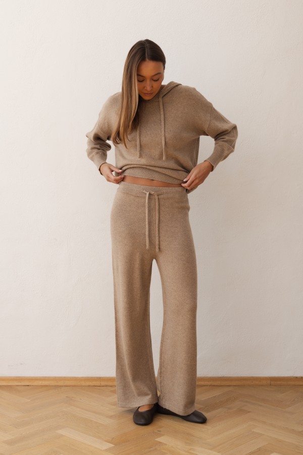 Denise Beige Angora Set