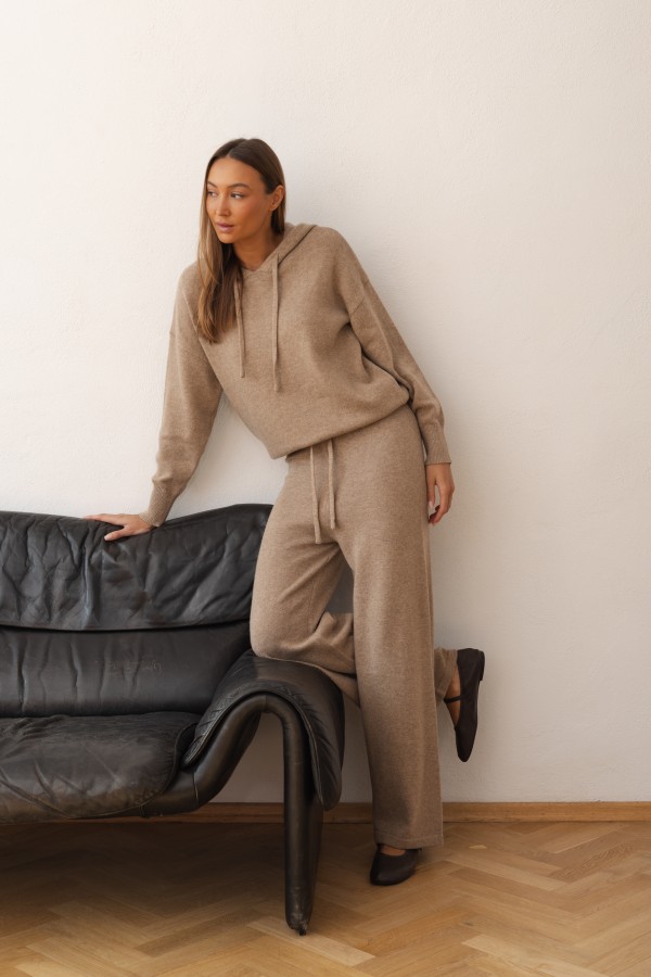 Denise Beige Angora Set