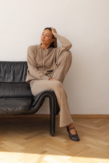 Denise Beige Angora Set