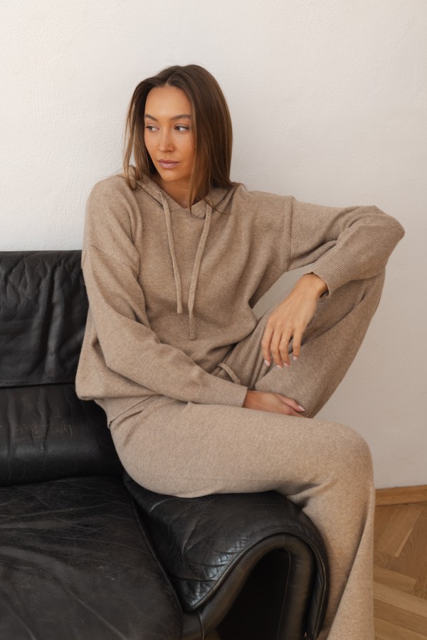 Denise Beige Angora Set