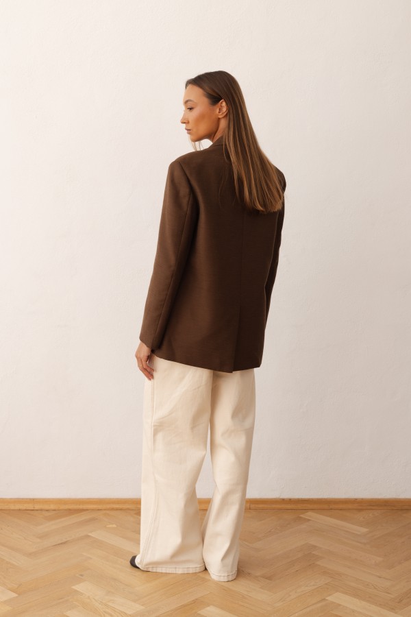 Fabien Blazer Brown