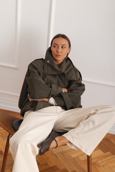 L9586 Kurtka Z Wysokim...