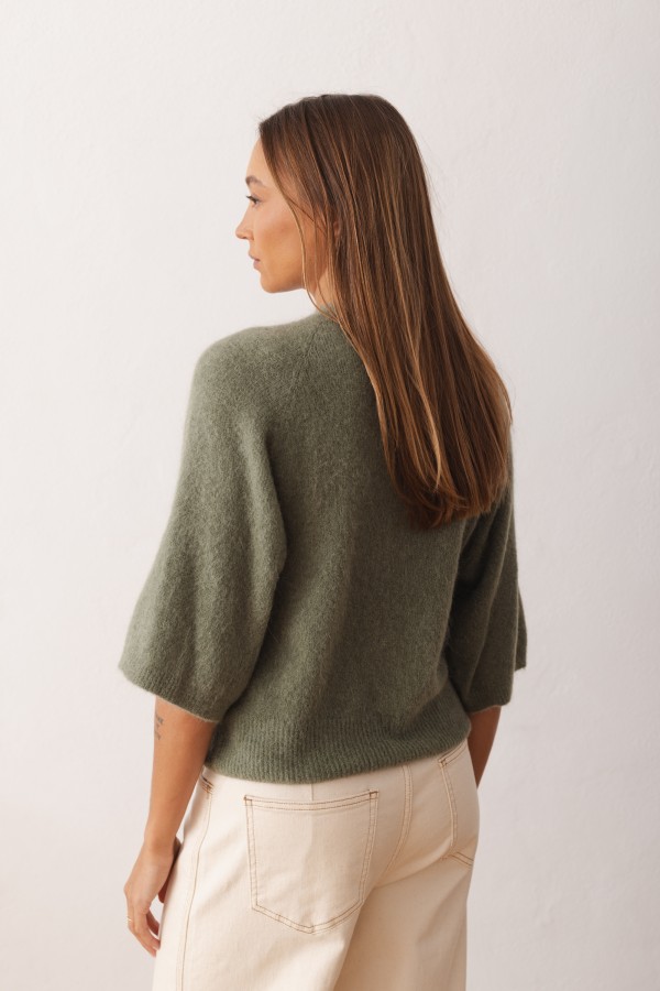 Vito Baby Alpaca Sweater Olive