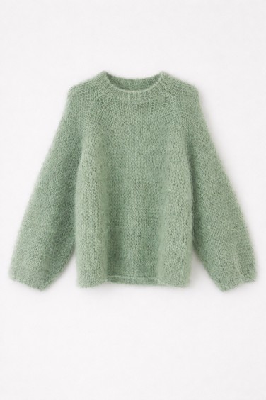 Philip Sweter Moherowy Miętowy