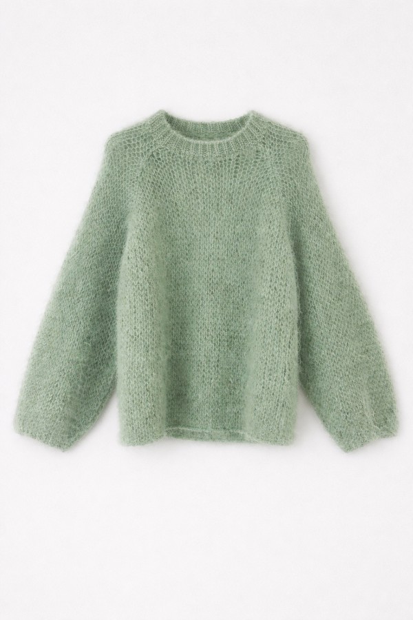 Philip Sweter Moherowy Miętowy