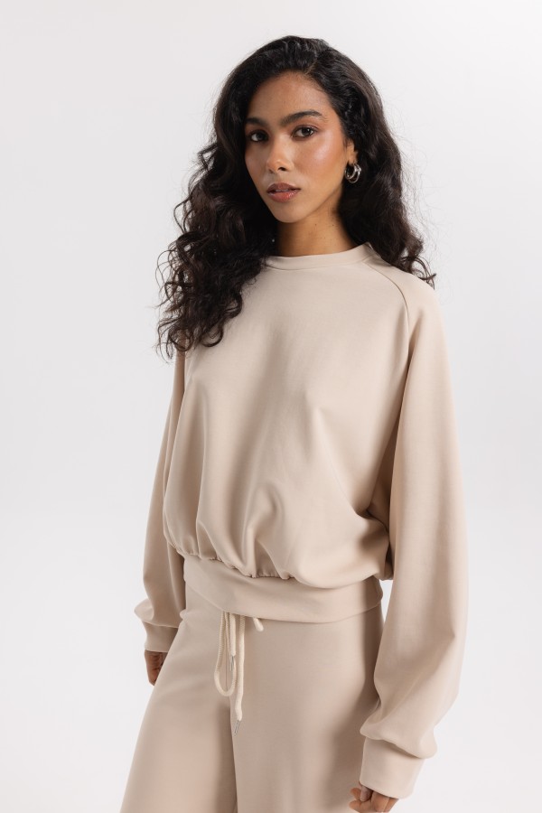 Lynn Beige Sweatshirt