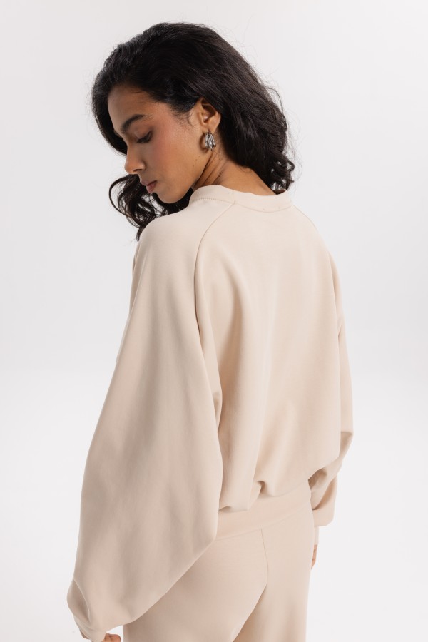 Lynn Beige Sweatshirt