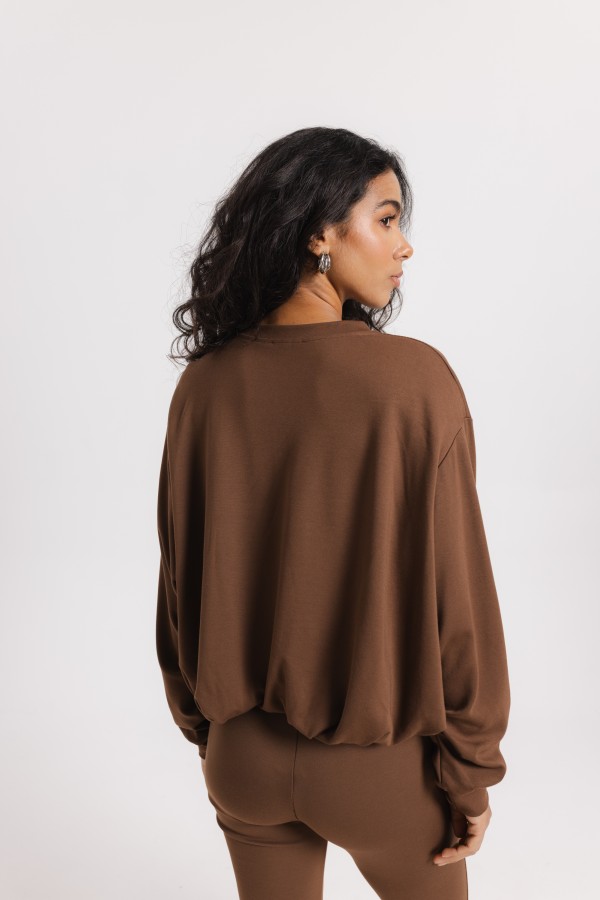 Pollie Brown Sweatshirt