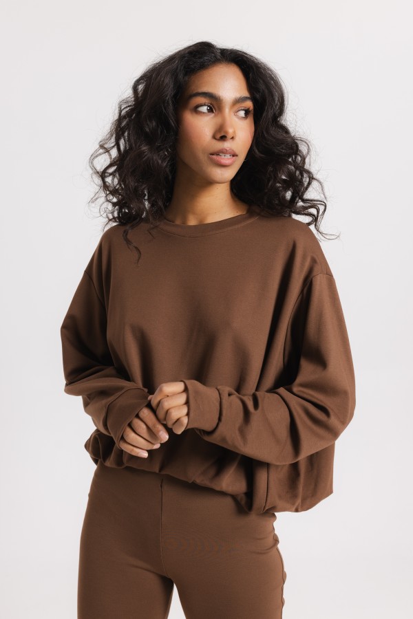 Pollie Brown Sweatshirt