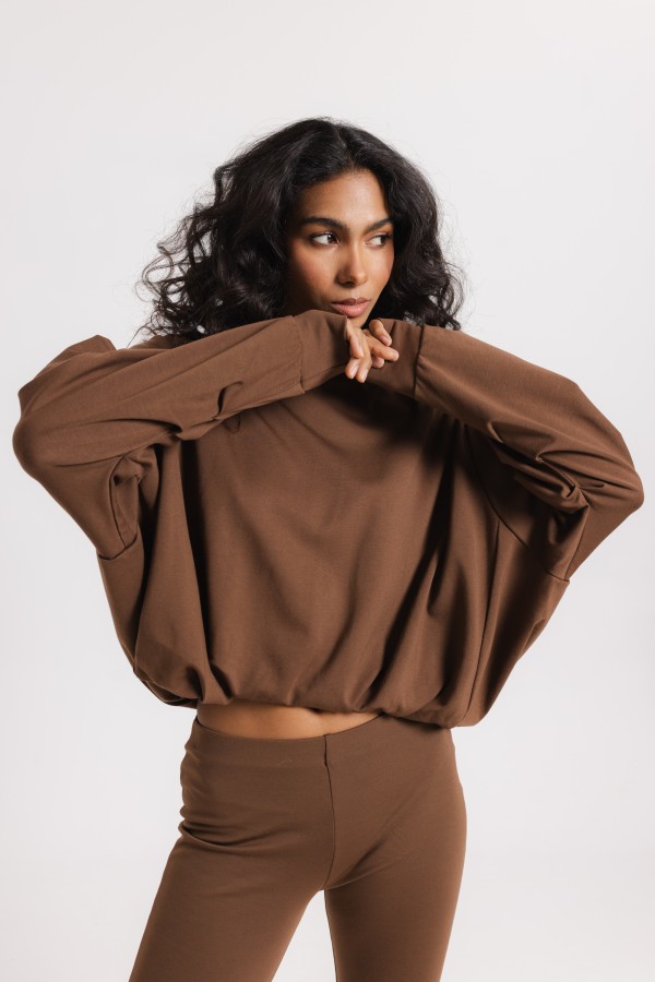 Pollie Brown Sweatshirt