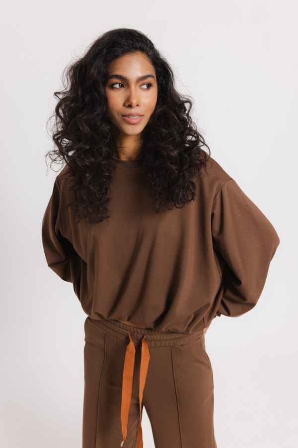 Pollie Brown Sweatshirt