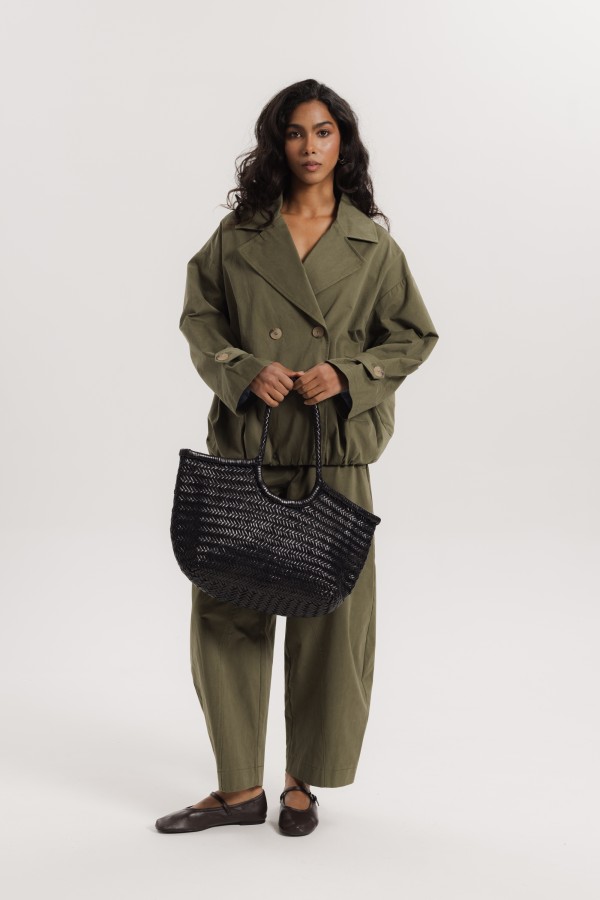 Shayla Barrel Khaki Pants