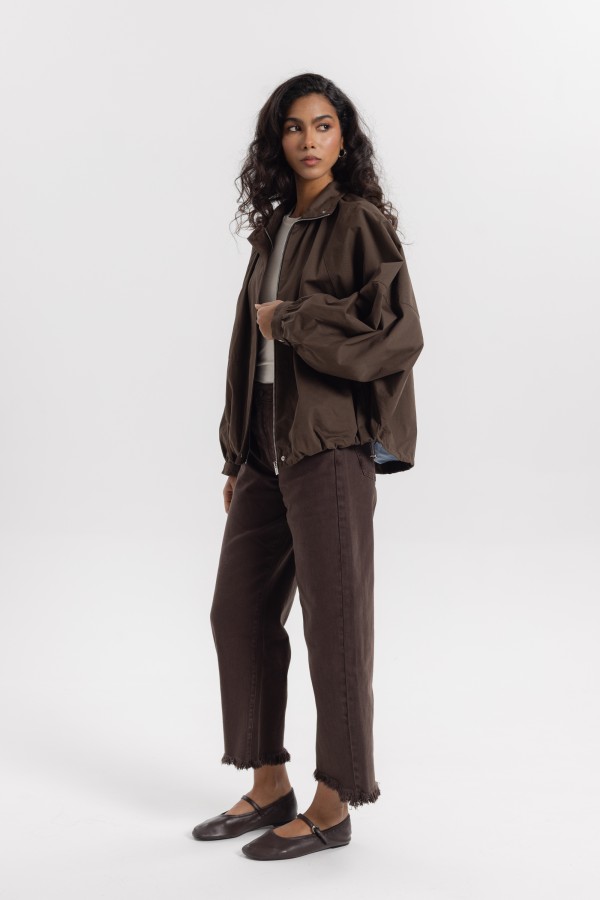 Laura Kurtka Z Kołnierzem Brązowa