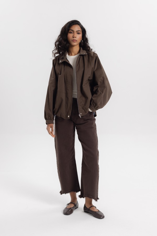 Laura Kurtka Z Kołnierzem Brązowa