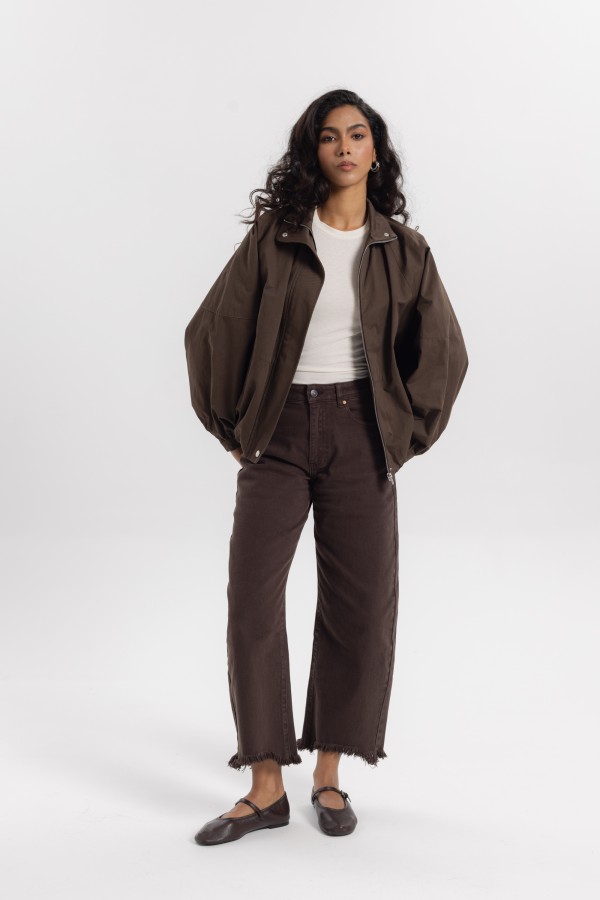 Laura Kurtka Z Kołnierzem Brązowa