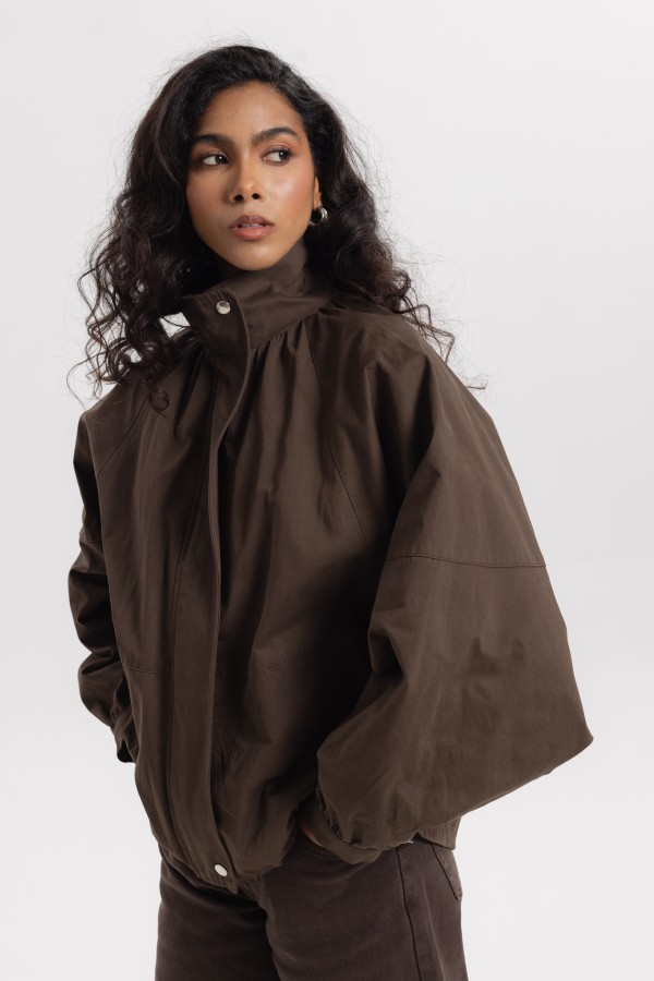 Laura Kurtka Z Kołnierzem Brązowa