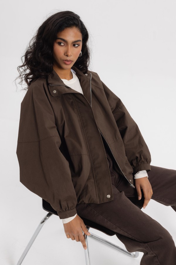 Laura Kurtka Z Kołnierzem Brązowa