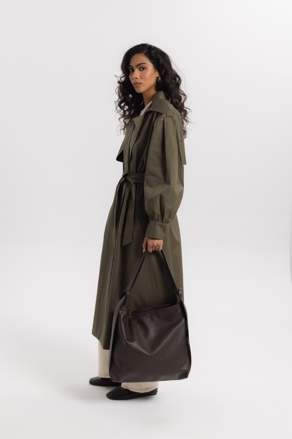 Everyday Tote Leather Bag Brown