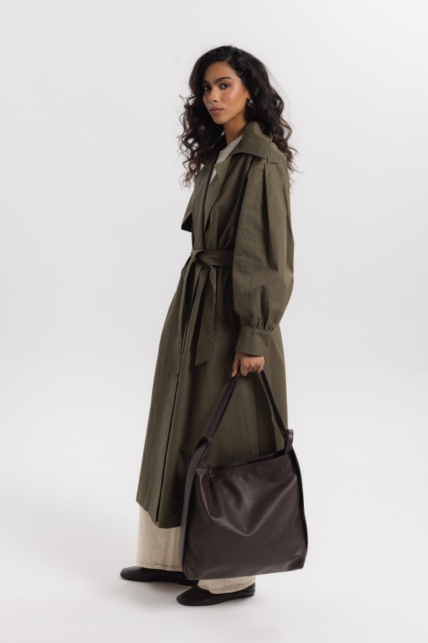 Everyday Tote Leather Bag Brown