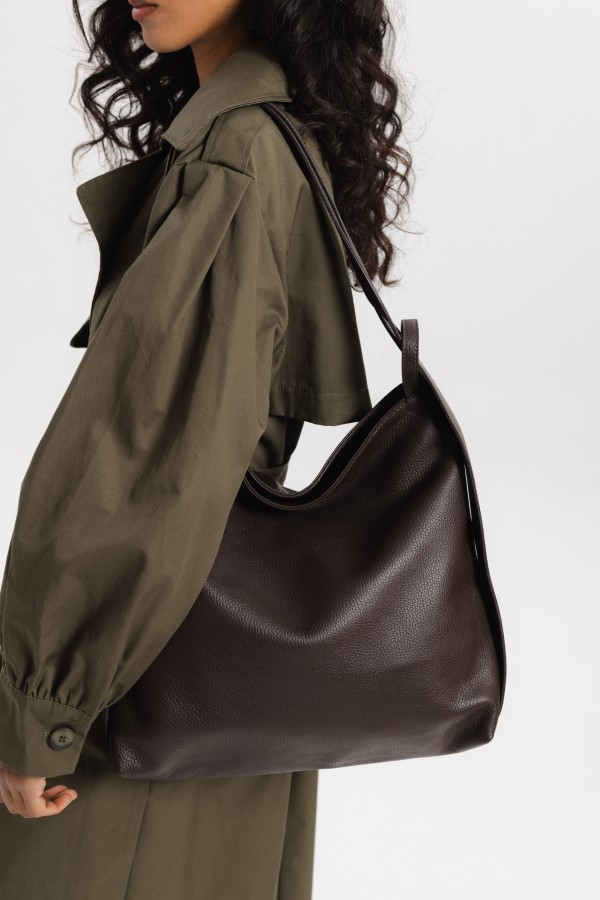 Torebka Skórzana Everyday Tote Brązowa