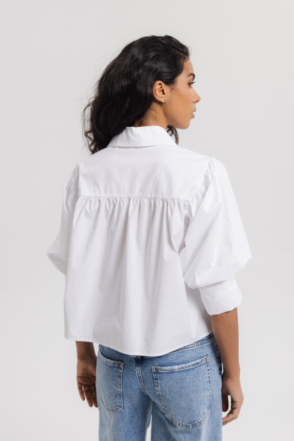 Zafira Short Sleeve Shirt White