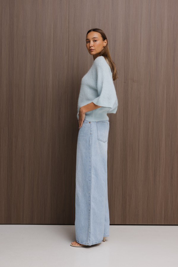 RD3572 Wide Leg Blue Jeans