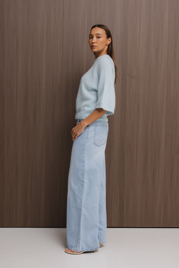 RD3572 Wide Leg Blue Jeans