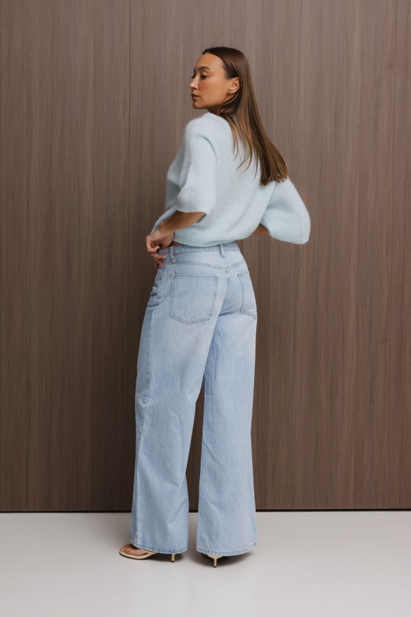 RD3572 Wide Leg Blue Jeans