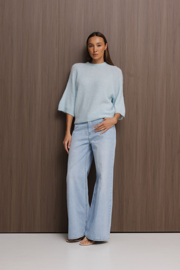 Vito Baby Alpaca Sweater Blue