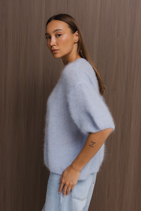 Romeo Kid Mohair Blue Sweater